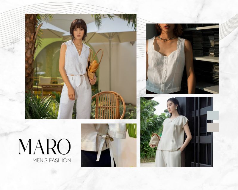 áo croptop vải linen
