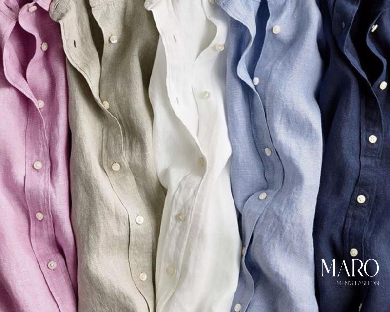 bí quyết chọn kiểu áo vải linen