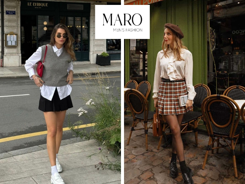must have items phối đồ phong cách preppy nữ