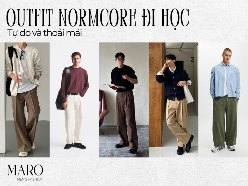outfit normcore đi học