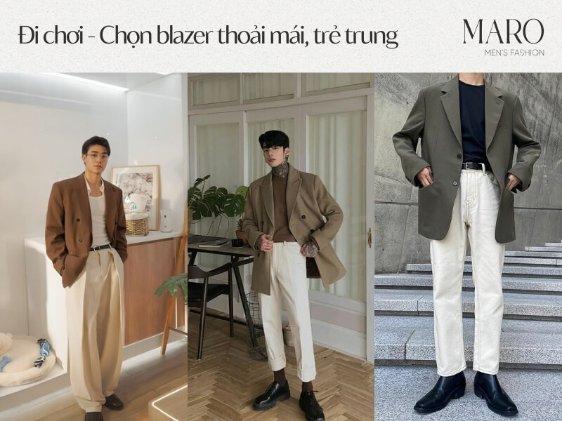 blazer đi chơi cho người lùn nam
