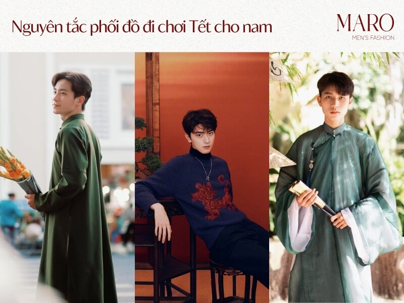 nguyên tắc lựa chọn và phối đồ đi chơi tết cho nam