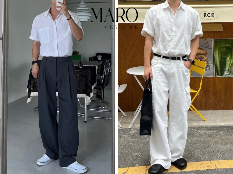 phối đồ công sở nam phong cách smart casual