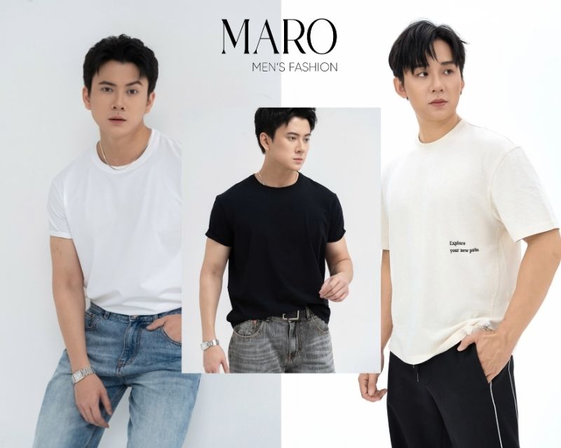 áo phông basic nam form rộng regular
