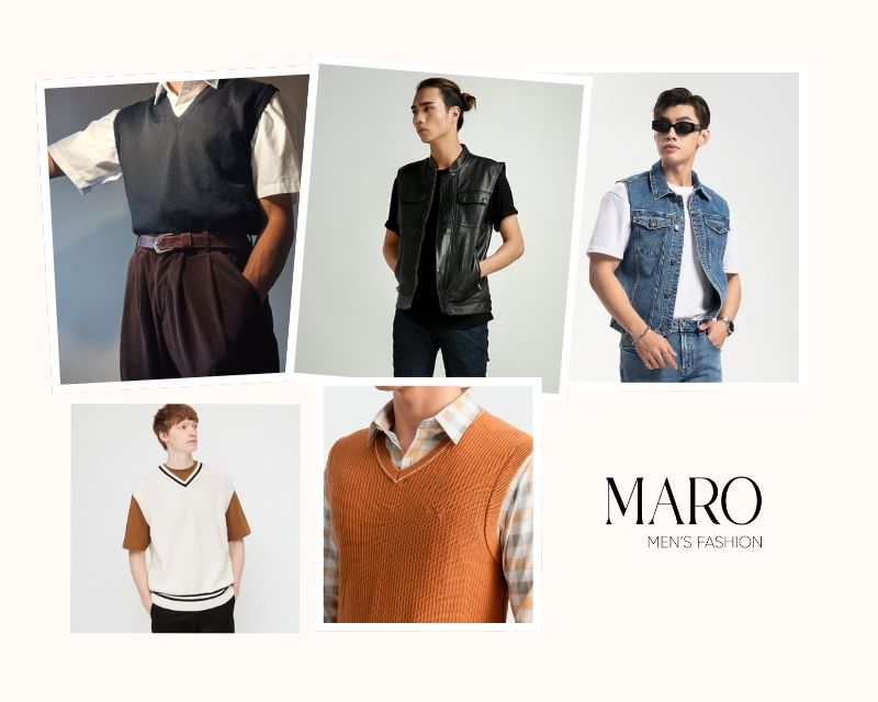 các loại áo gile nam