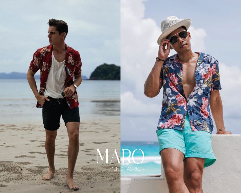 chọn áo đi biển cho nam da ngăm
