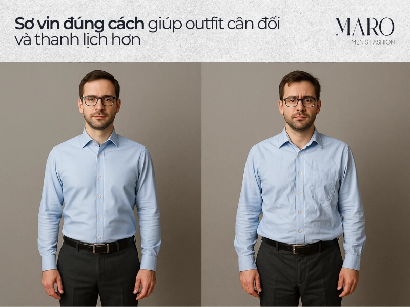 nguyên tắc cơ bản khi mặc quần jean áo sơ mi nam đóng thùng