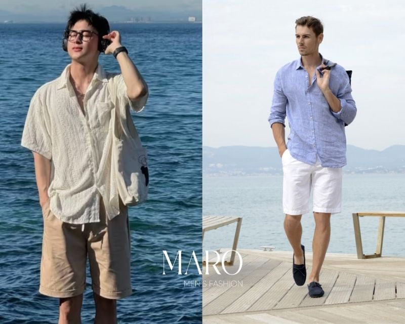 quần ngố nam đi biển thỏa mái