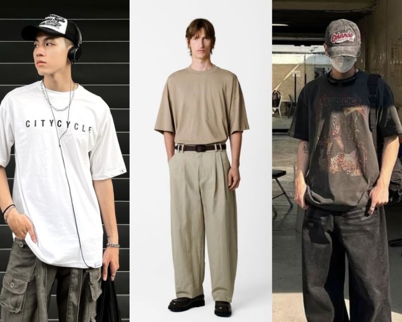tại sao áo thun oversize nam được ưu chuộng