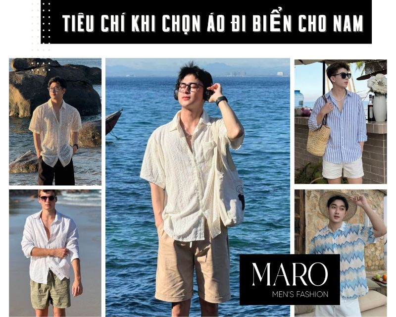 tiêu chí chọn áo đi biển cho nam