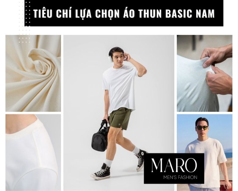 tiêu chí chọn mua áo thun basic nam