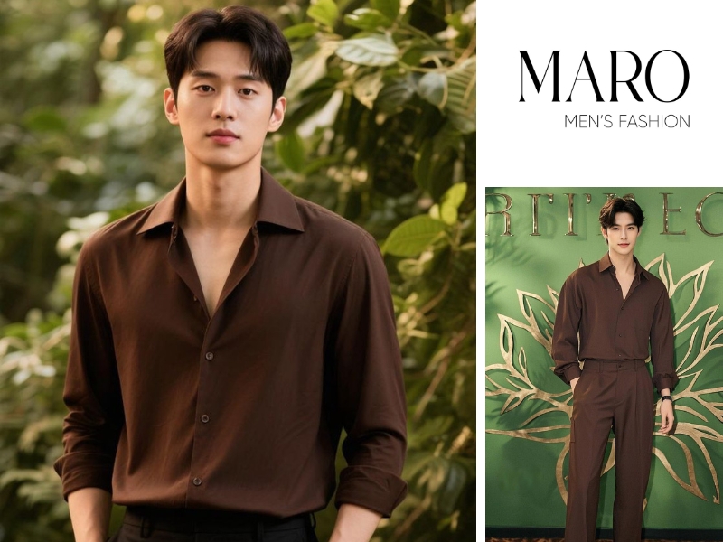 vì sao áo sơ mi cổ vest nam được ưa chuộng