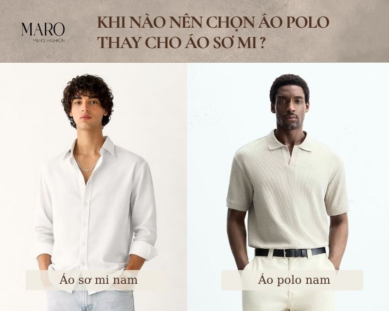 áo polo thay thế sơ mi