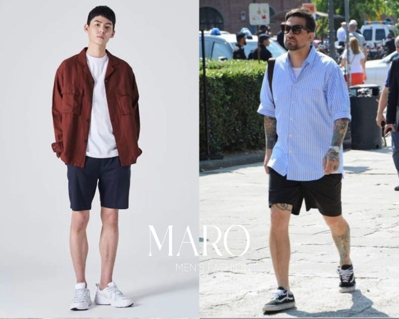 chọn form quần short phù hợp dáng người