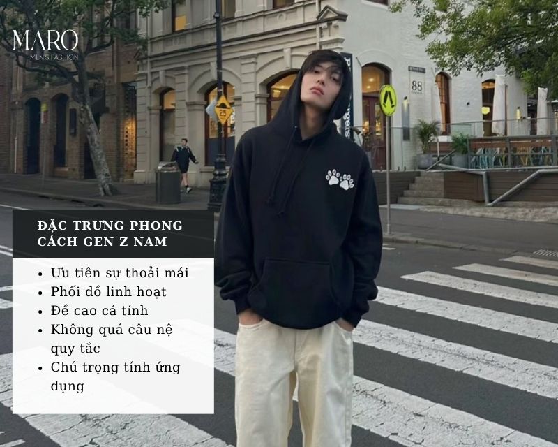 đặc trưng phong cách gen z nam