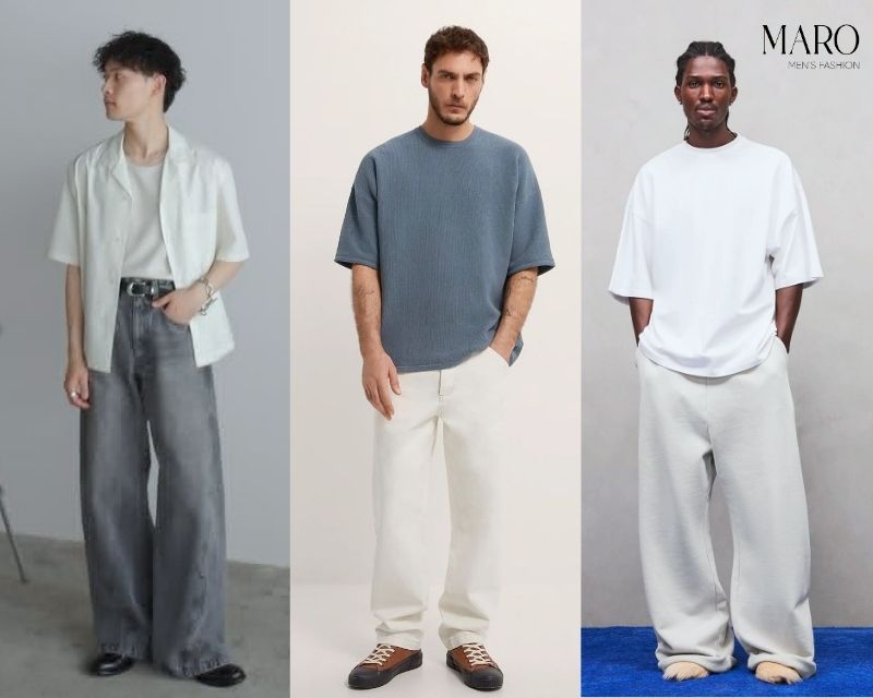 form áo oversize nam