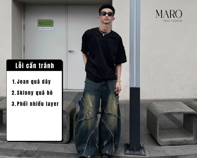 lưu ý quần jean nam mặc mùa hè