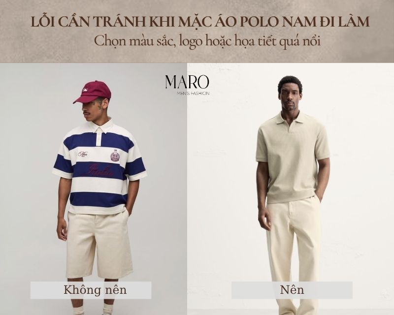 màu sắc, logo hoặc hoạ tiết polo