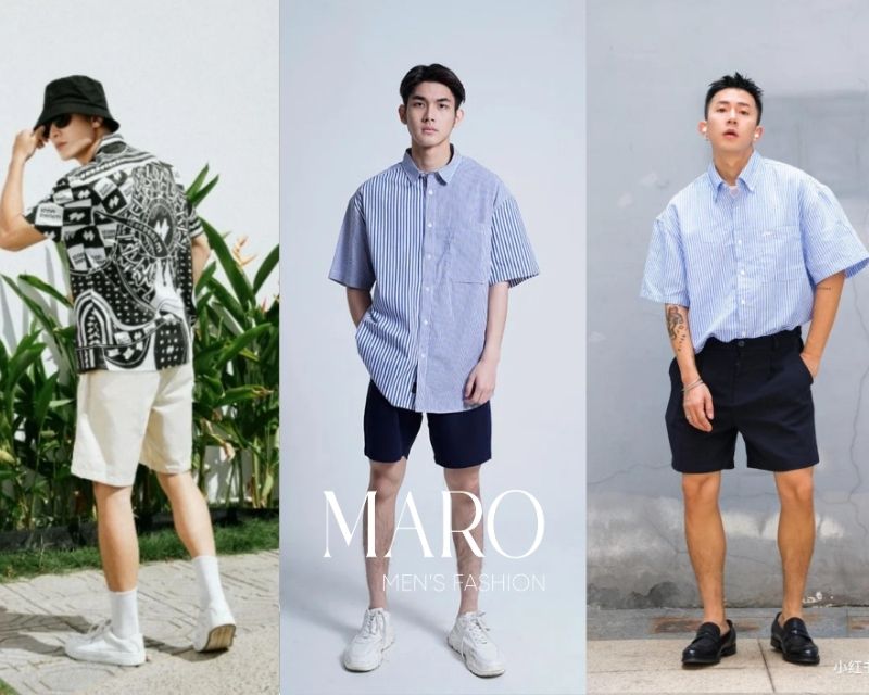 những lỗi thường gặp khi phối quần short nam với áo