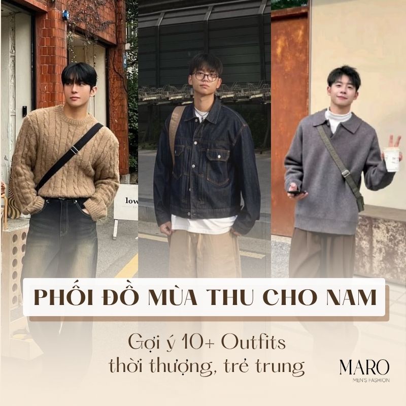 phối đồ mùa thu cho nam