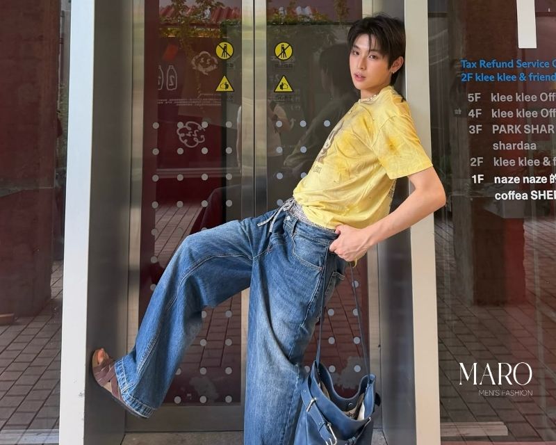 quần jean nam mặc mùa hè