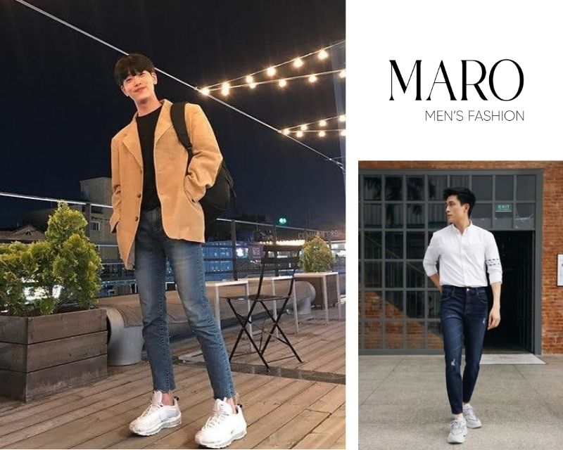 quần jeans smart casual style