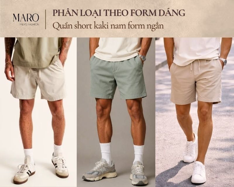 quần short kaki na form ngắn