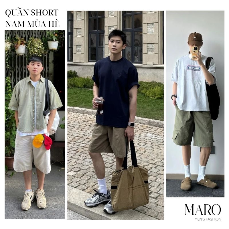 quần short nam mùa hè